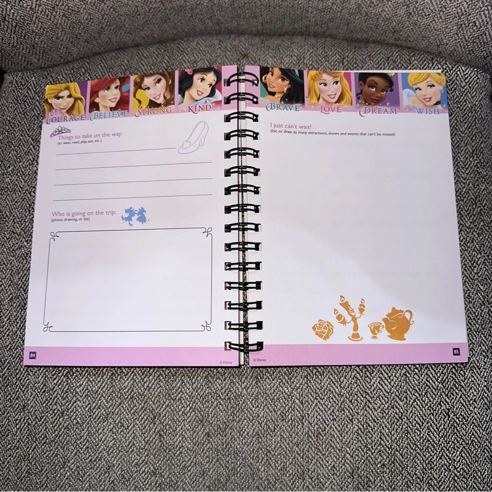 Disney World My Travels Princess Journal Disney Parks Exclusive Retired RARE HTF